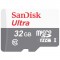 کارت حافظه microSDHC سن دیسک مدل Ultra کلاس ۱۰ استاندارد UHS-I U1 سرعت ۱۰۰MBps ظرفیت ۳۲ گیگابایت