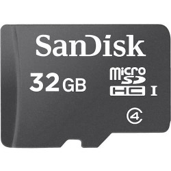 کارت حافظه  microSDHC CARD سن دیسک کلاس 4 ظرفیت 32 گیگابایت